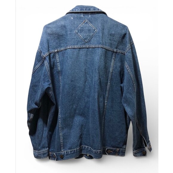Austin Clothing Co. Blue Denim Jacket Mens XL Button-Up Heavyweight 100% Cotton - Picture 2 of 15
